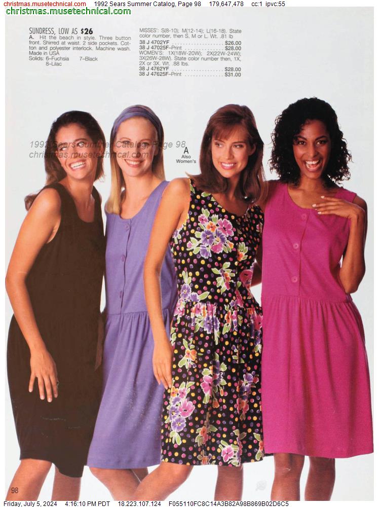 1992 Sears Summer Catalog, Page 98