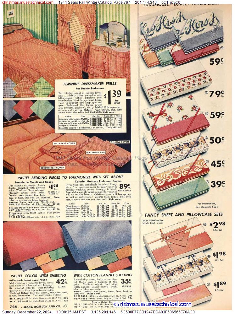 1941 Sears Fall Winter Catalog, Page 767