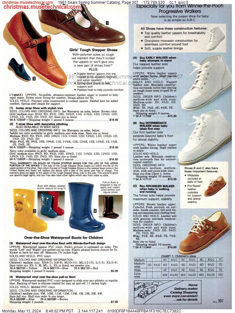 1981 Sears Spring Summer Catalog, Page 307