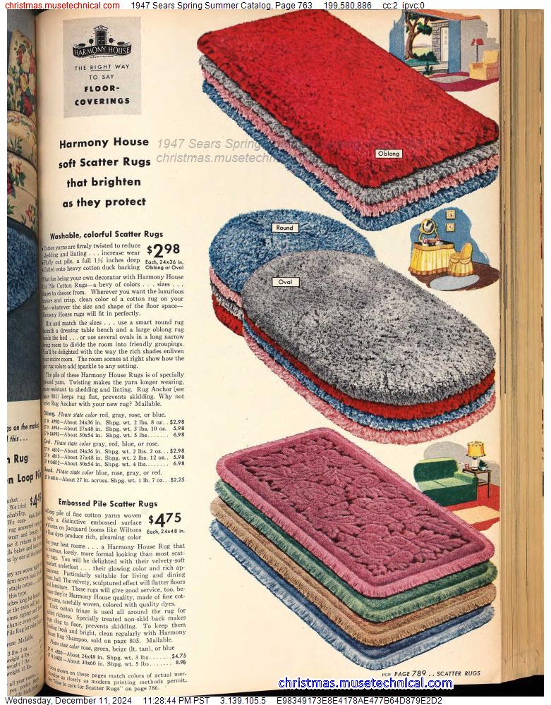 1947 Sears Spring Summer Catalog, Page 763