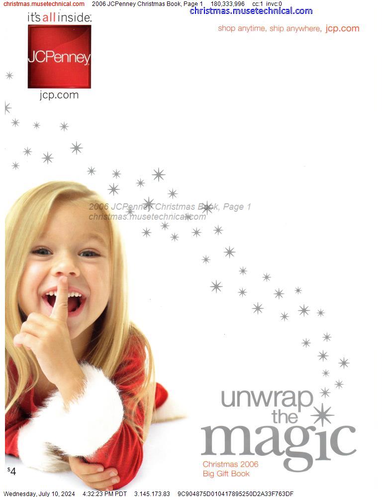 2006 JCPenney Christmas Book, Page 1