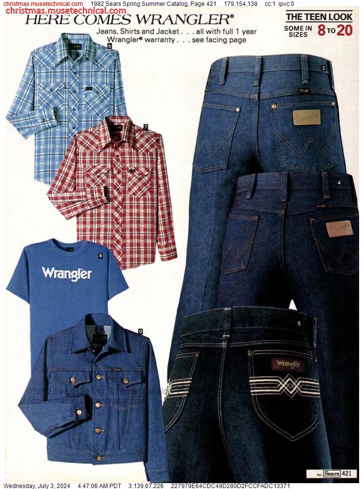 1982 Sears Spring Summer Catalog, Page 421