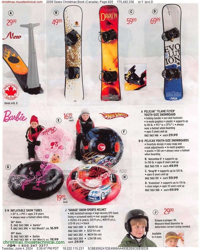 2009 Sears Christmas Book (Canada), Page 820