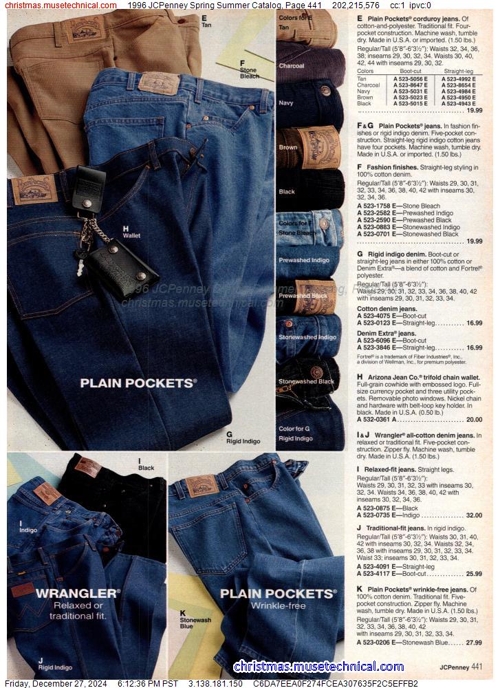 1996 JCPenney Spring Summer Catalog, Page 441