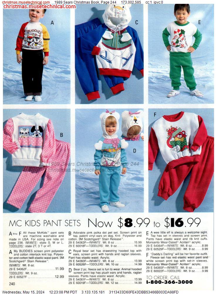 1989 Sears Christmas Book, Page 244