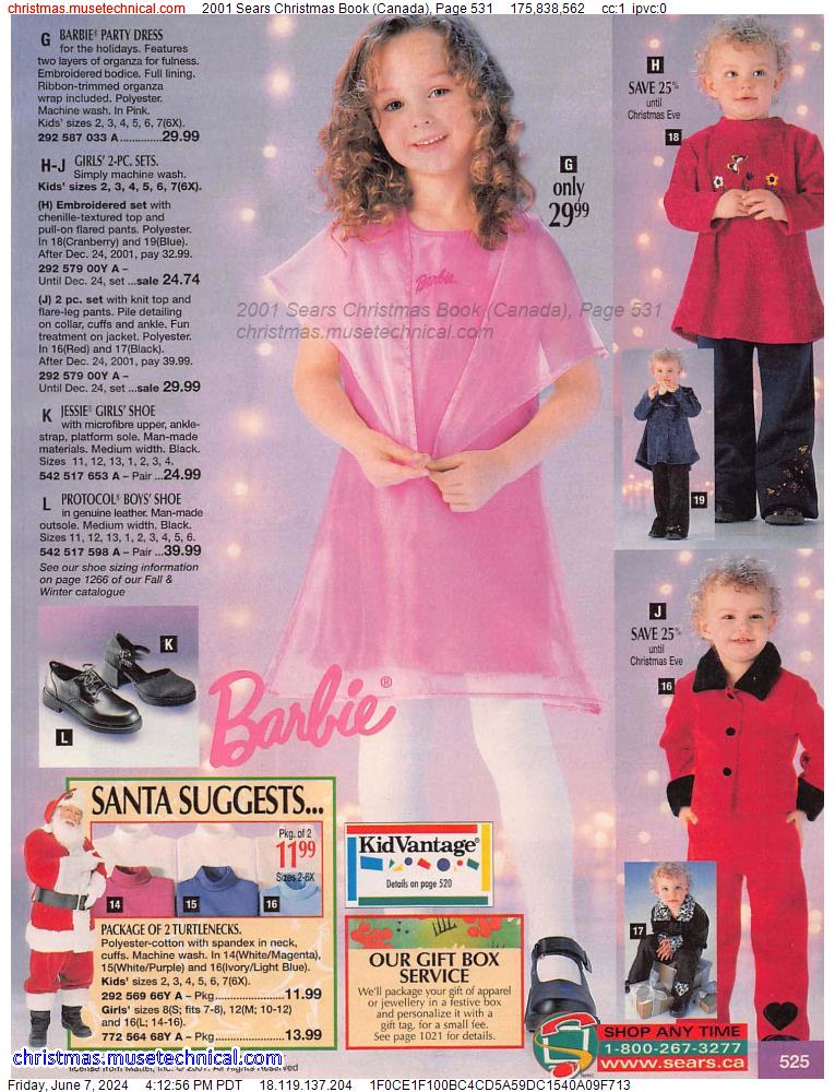 2001 Sears Christmas Book (Canada), Page 531