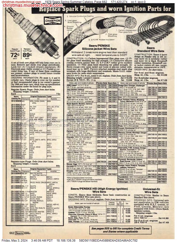1978 Sears Spring Summer Catalog, Page 662