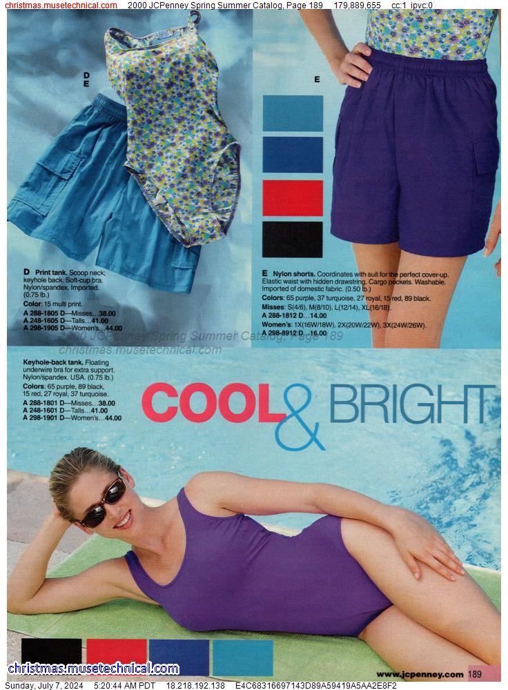 2000 JCPenney Spring Summer Catalog, Page 189