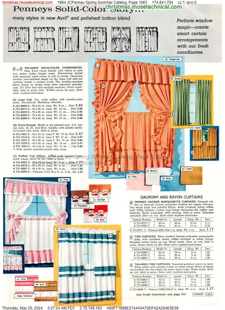 1964 JCPenney Spring Summer Catalog, Page 1063