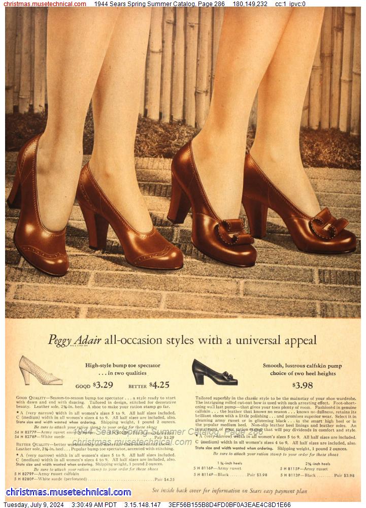 1944 Sears Spring Summer Catalog, Page 286