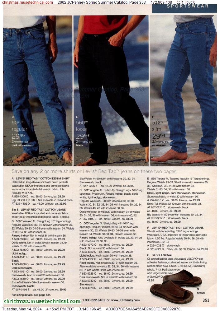 2002 JCPenney Spring Summer Catalog, Page 353