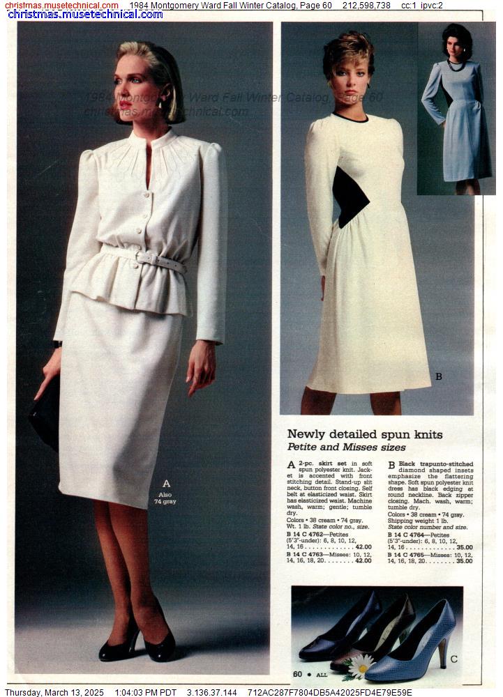 1984 Montgomery Ward Fall Winter Catalog, Page 60