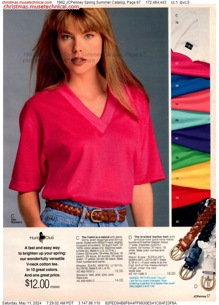 1992 JCPenney Spring Summer Catalog, Page 67