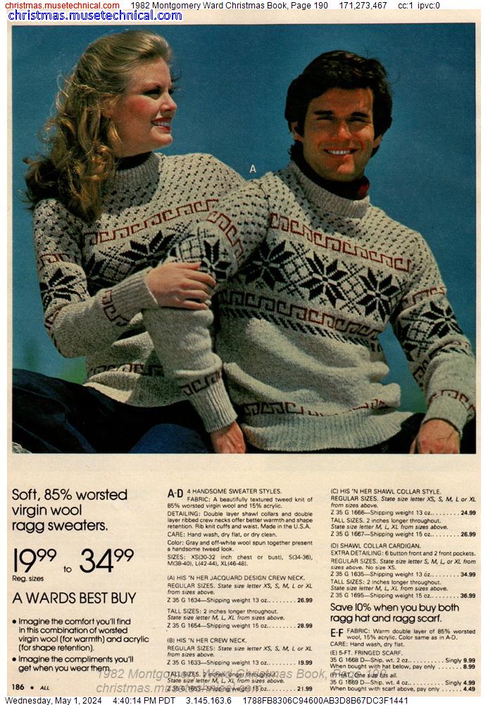 1982 Montgomery Ward Christmas Book, Page 190