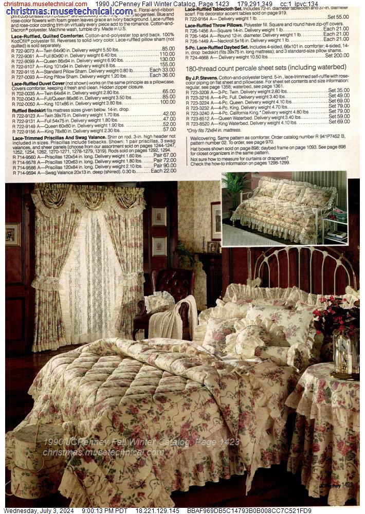 1990 JCPenney Fall Winter Catalog, Page 1423