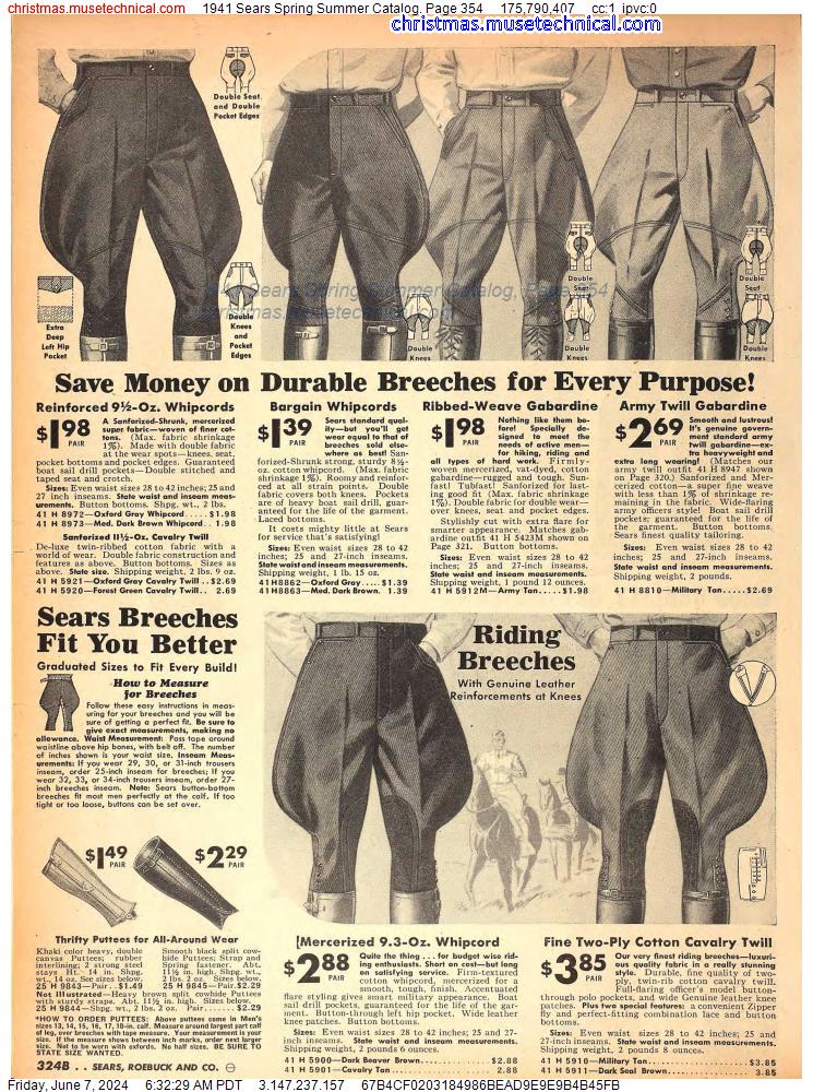 1941 Sears Spring Summer Catalog, Page 354