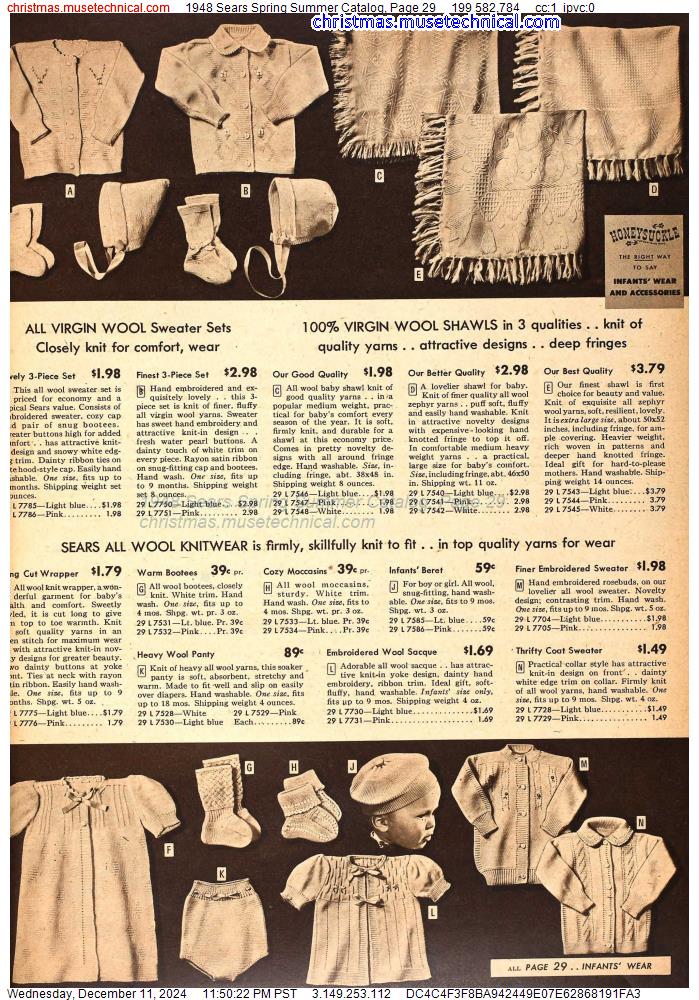 1948 Sears Spring Summer Catalog, Page 29