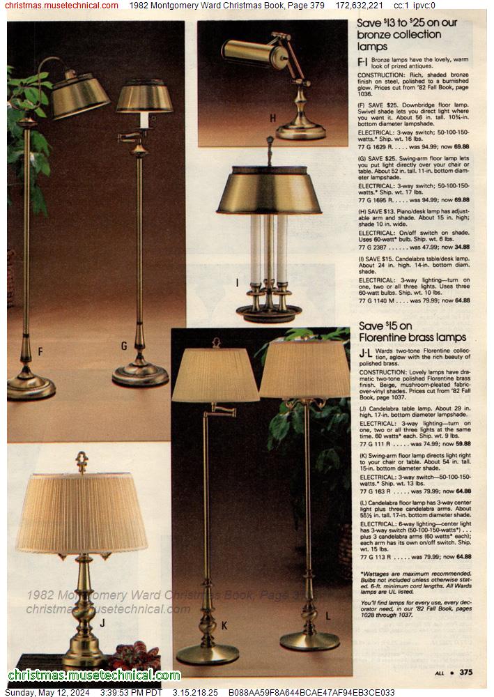 1982 Montgomery Ward Christmas Book, Page 379