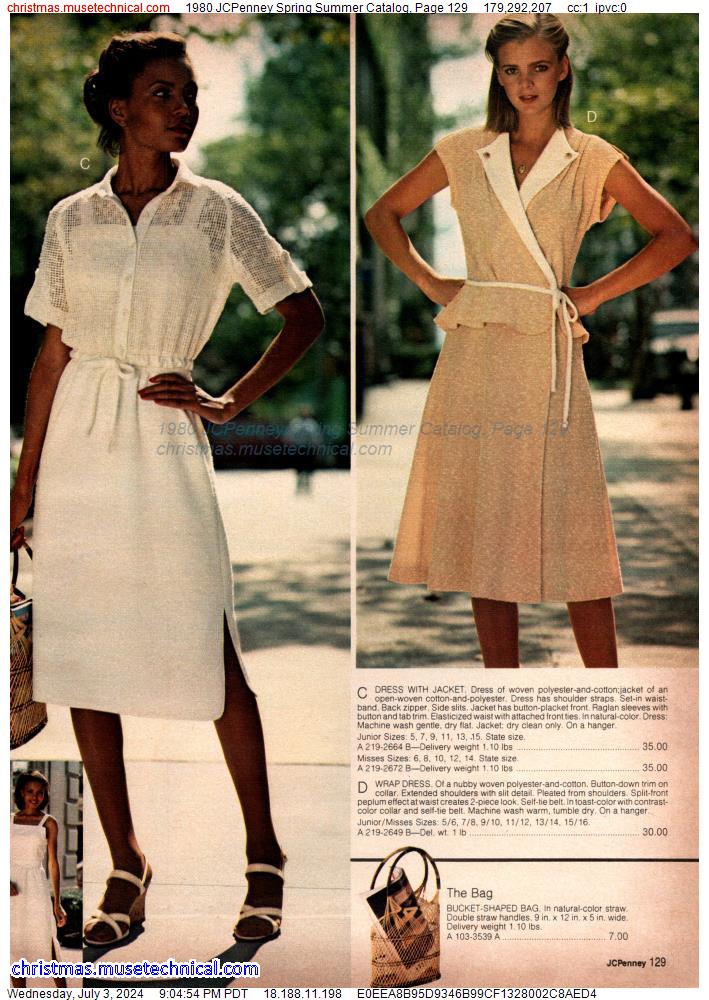1980 JCPenney Spring Summer Catalog, Page 129 - Catalogs & Wishbooks
