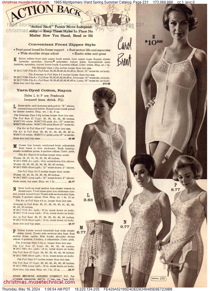 1965 Montgomery Ward Spring Summer Catalog, Page 231