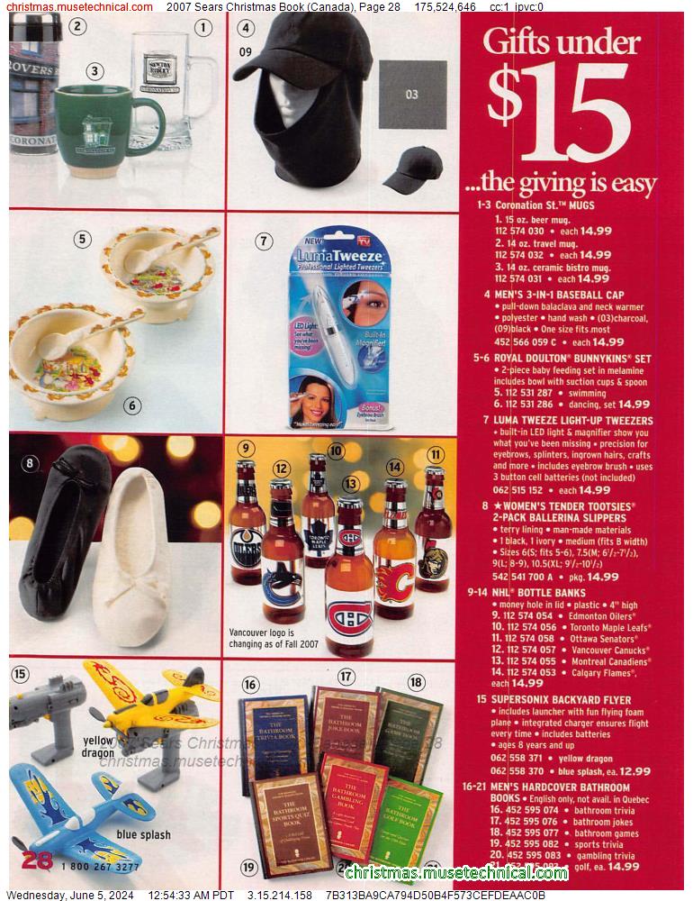 2007 Sears Christmas Book (Canada), Page 28