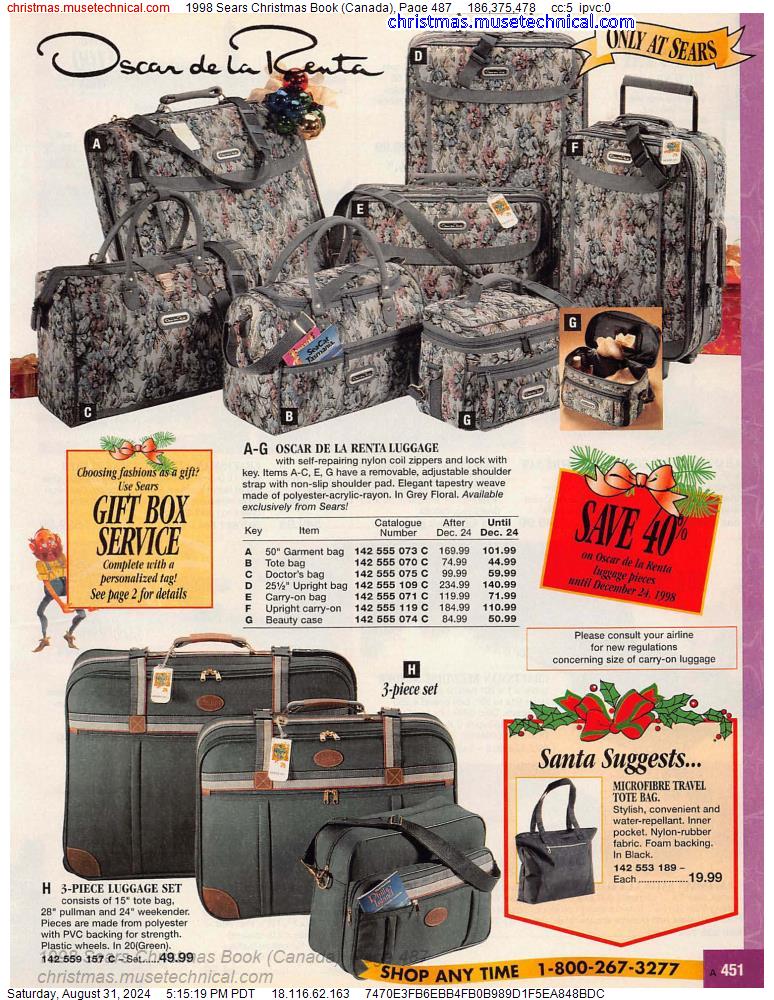 1998 Sears Christmas Book (Canada), Page 487