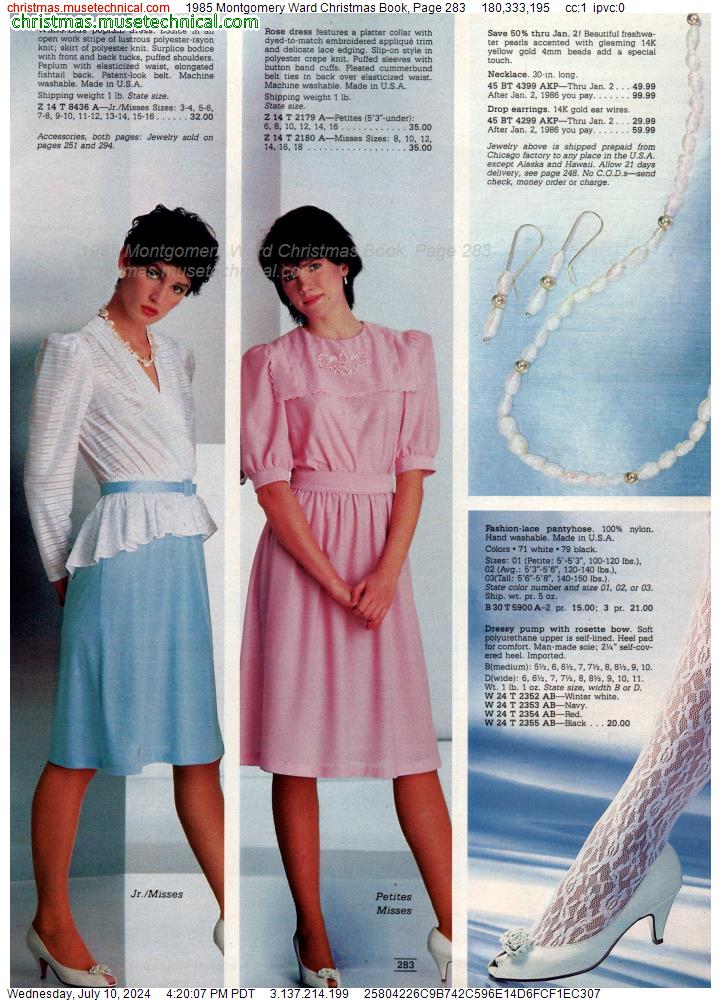1985 Montgomery Ward Christmas Book, Page 283