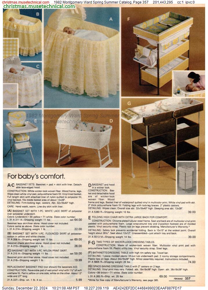 1982 Montgomery Ward Spring Summer Catalog, Page 357