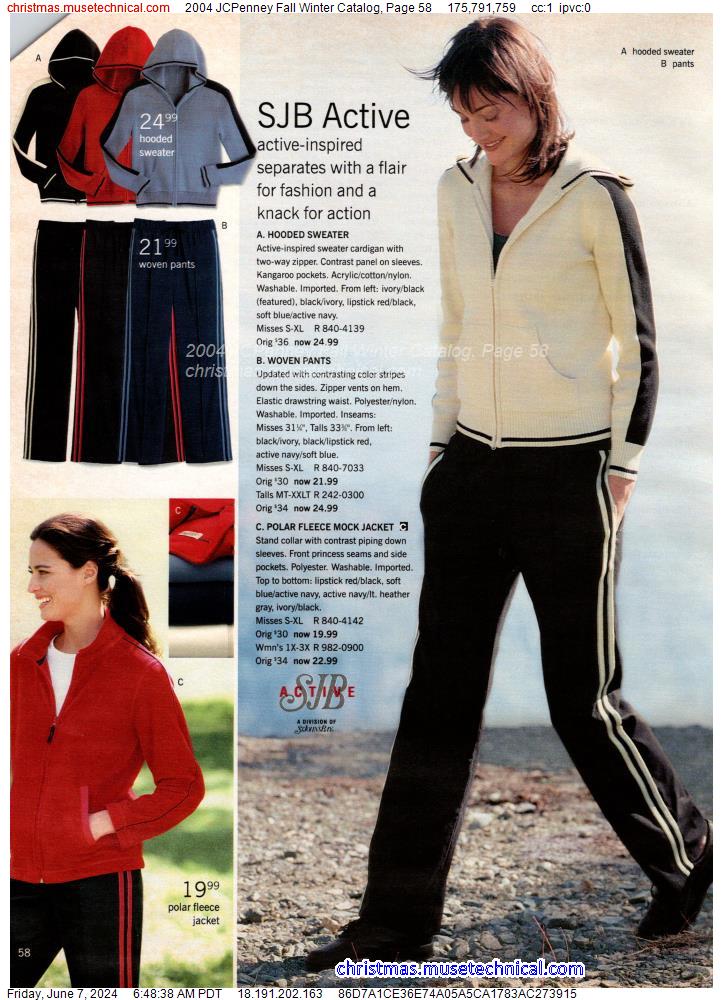 2004 JCPenney Fall Winter Catalog, Page 58