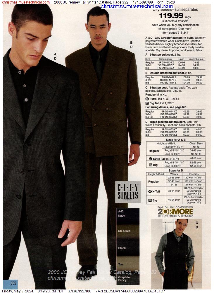 2000 JCPenney Fall Winter Catalog, Page 332