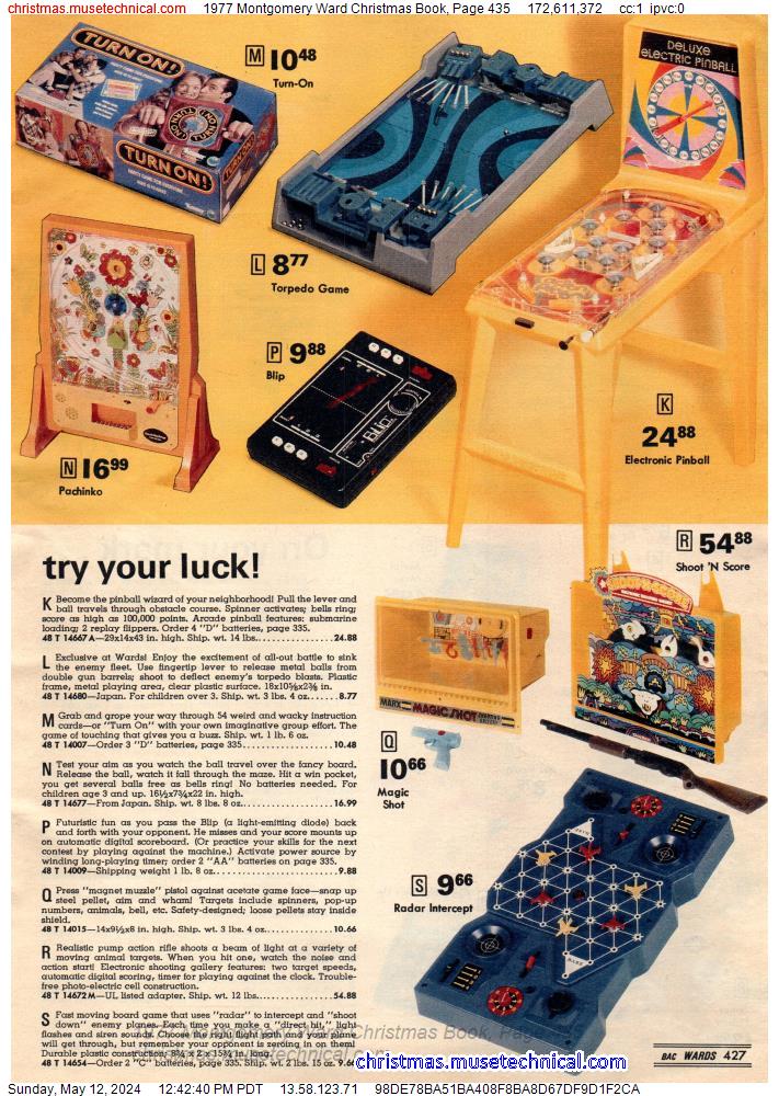1977 Montgomery Ward Christmas Book, Page 435