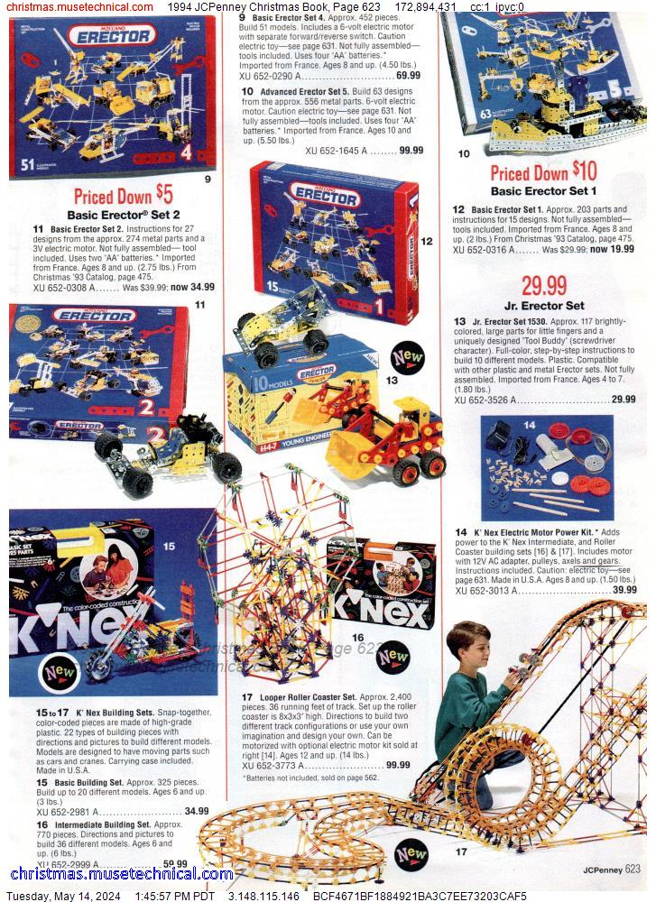 1994 JCPenney Christmas Book, Page 623