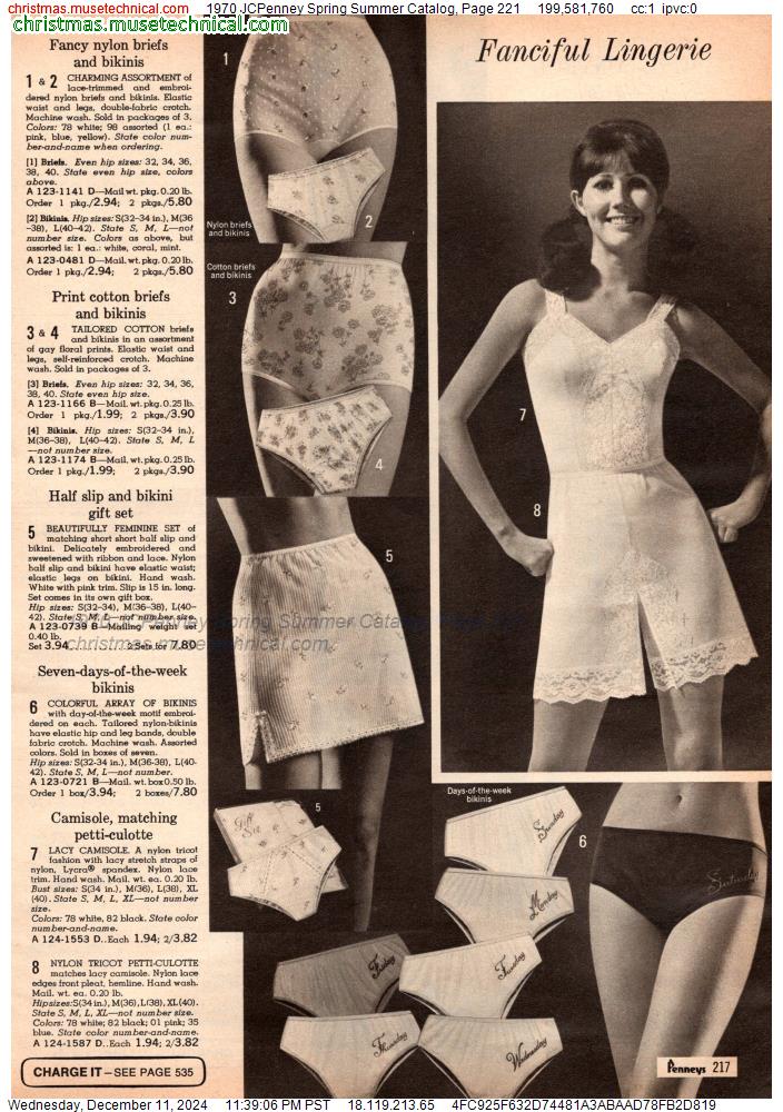 1970 JCPenney Spring Summer Catalog, Page 221