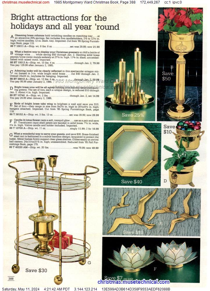 1985 Montgomery Ward Christmas Book, Page 388