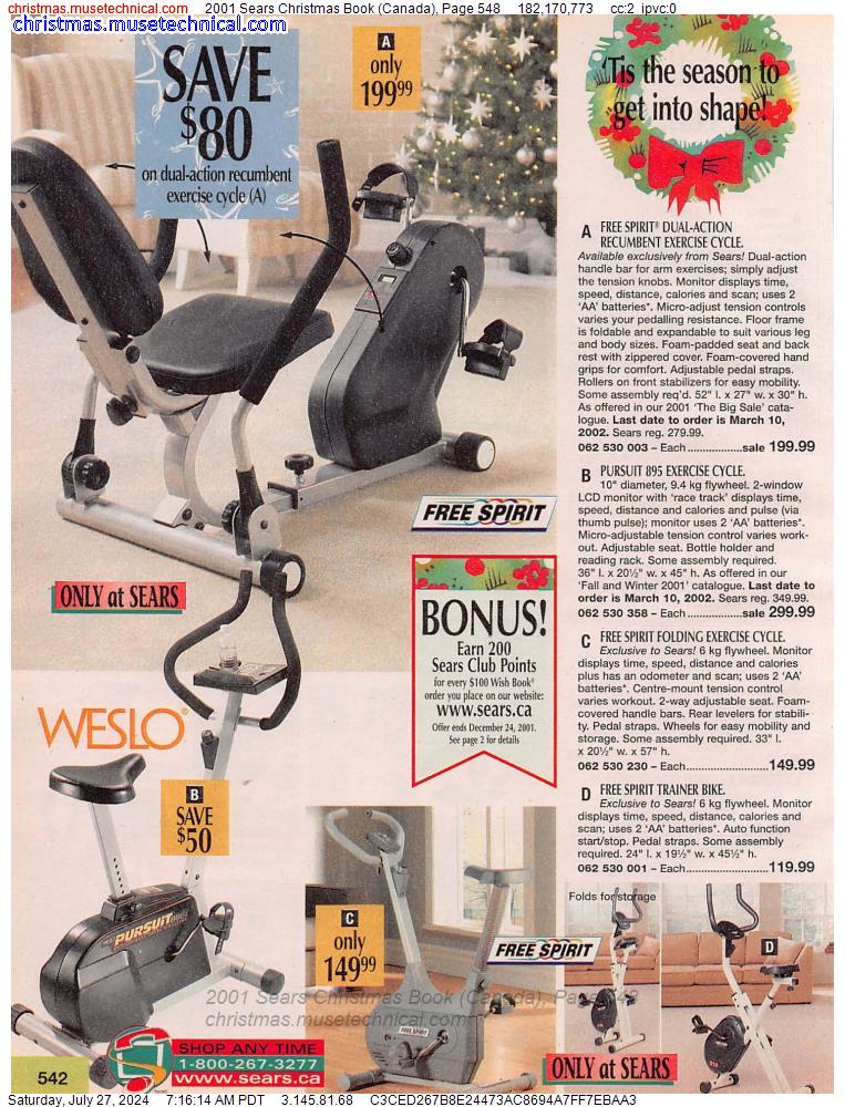 2001 Sears Christmas Book (Canada), Page 548