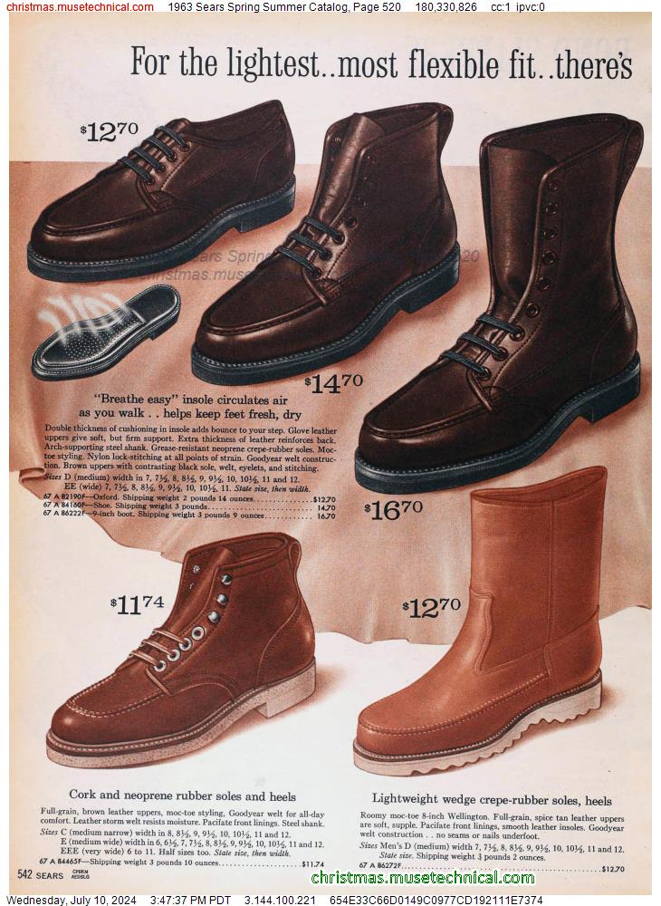 1963 Sears Spring Summer Catalog, Page 520