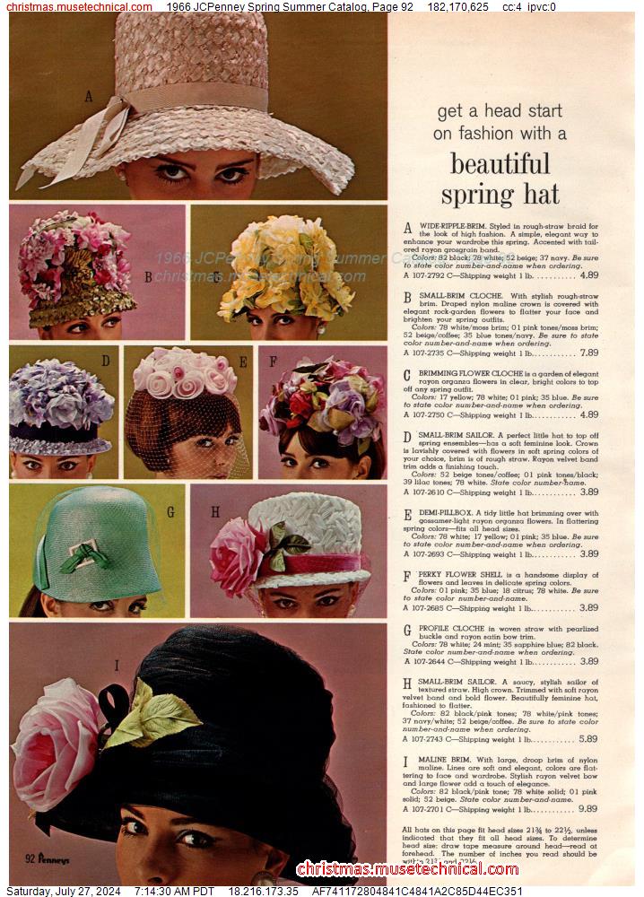 1966 JCPenney Spring Summer Catalog, Page 92