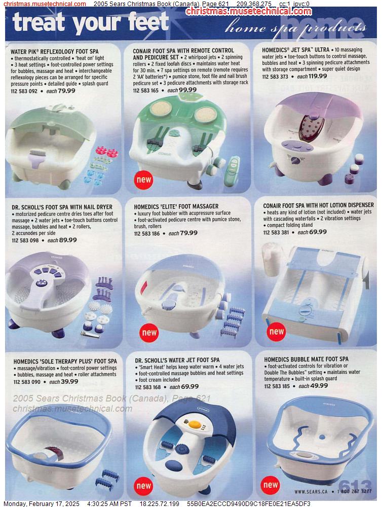 2005 Sears Christmas Book (Canada), Page 621