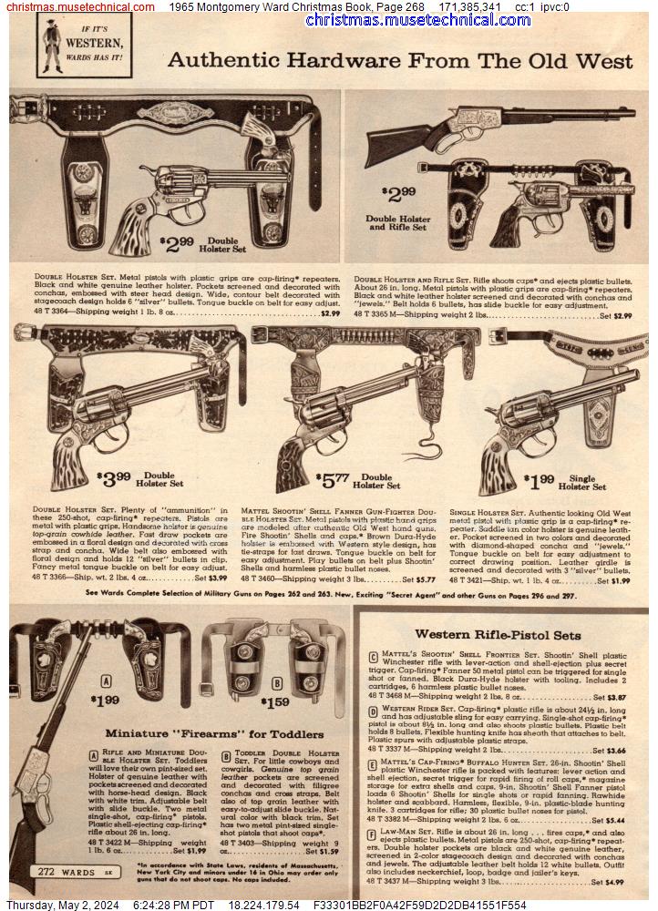1965 Montgomery Ward Christmas Book, Page 268