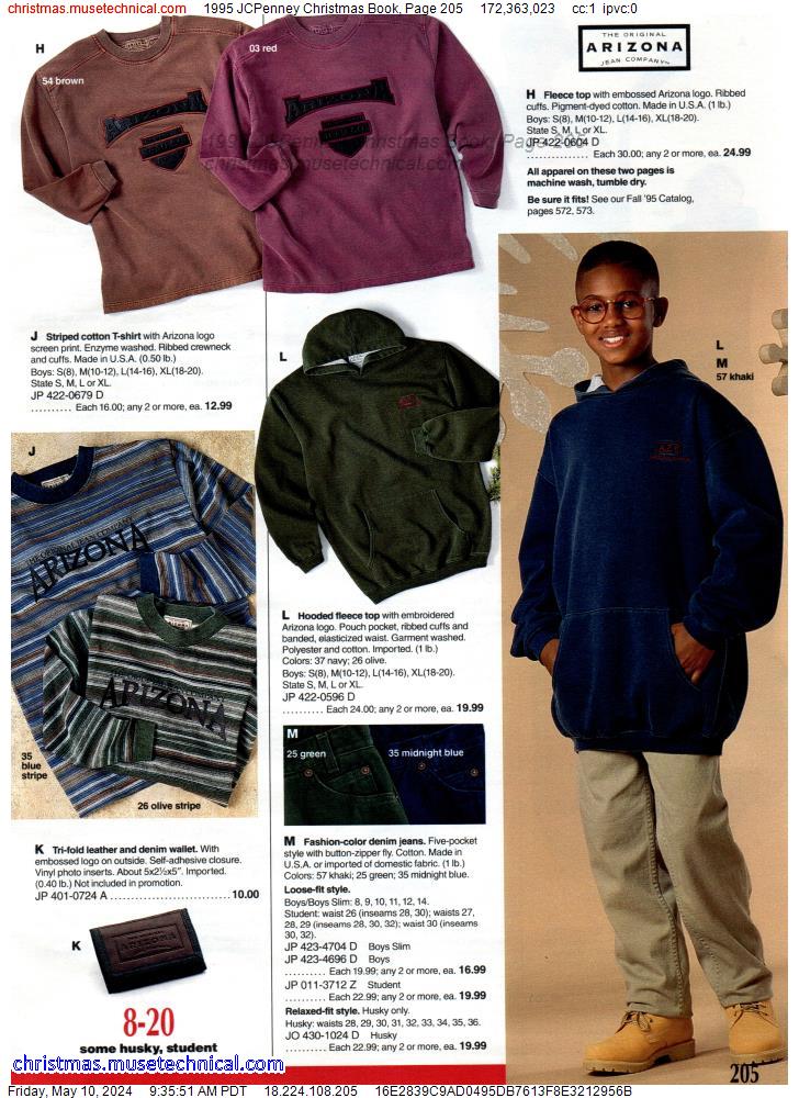 1995 JCPenney Christmas Book, Page 205