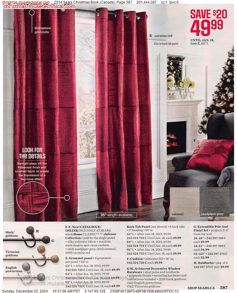 2014 Sears Christmas Book (Canada), Page 387