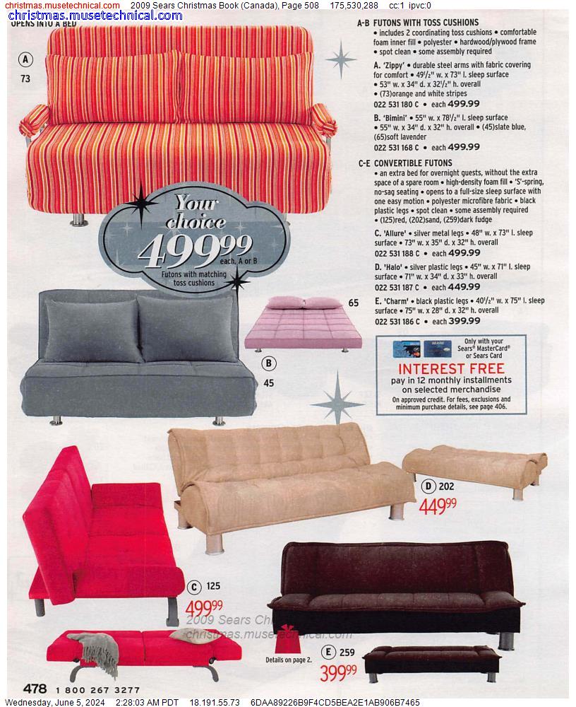 2009 Sears Christmas Book (Canada), Page 508