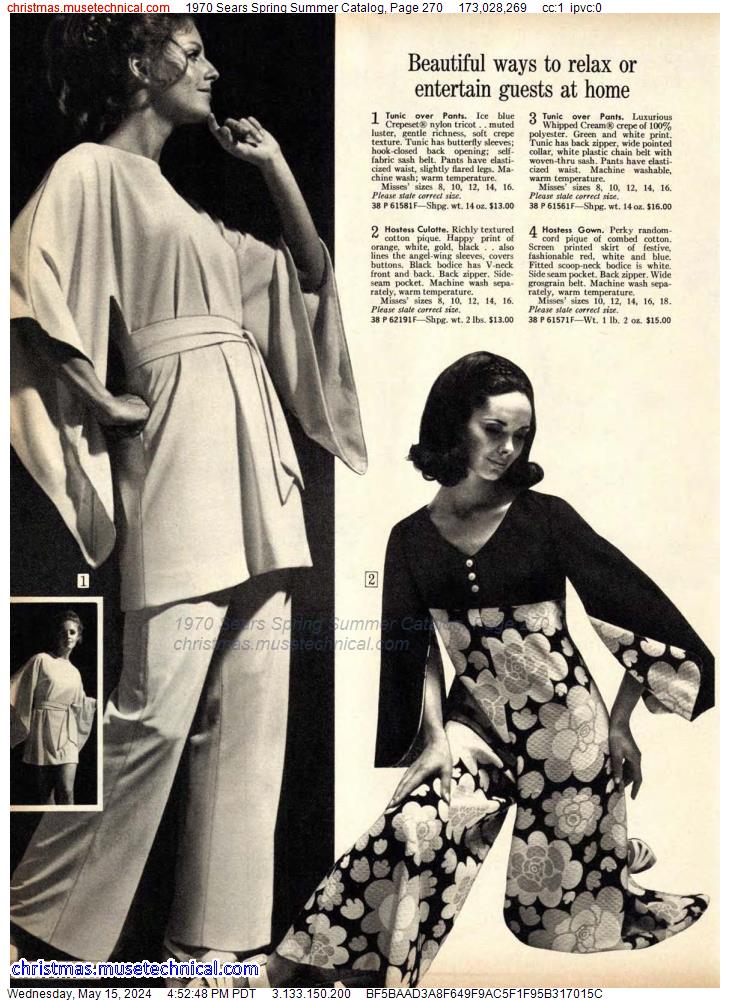 1970 Sears Spring Summer Catalog, Page 270