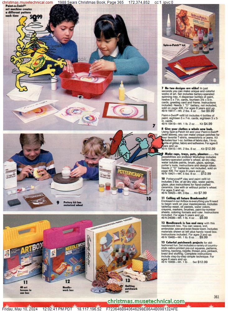 1988 Sears Christmas Book, Page 365