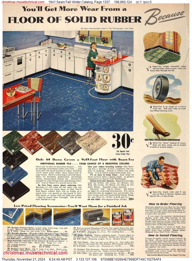 1941 Sears Fall Winter Catalog, Page 1357