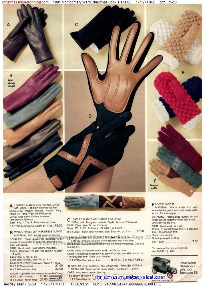 1981 Montgomery Ward Christmas Book, Page 85