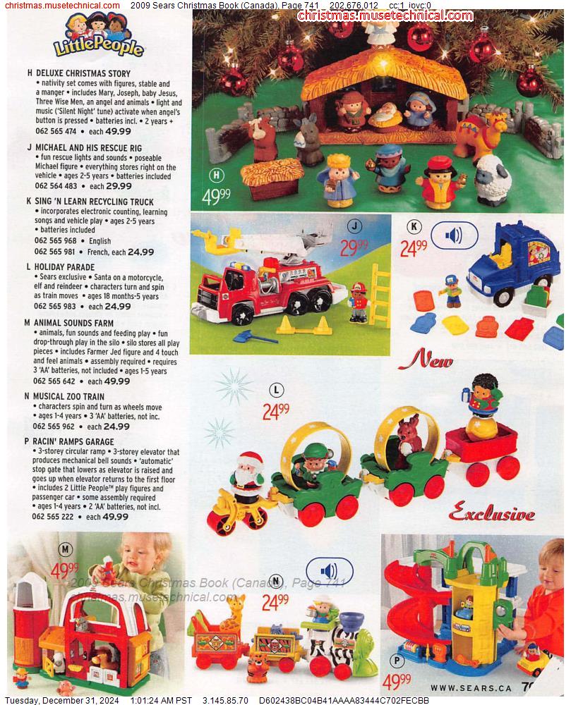 2009 Sears Christmas Book (Canada), Page 741