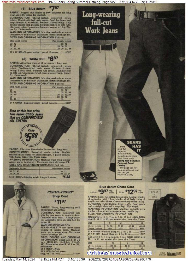 1976 Sears Spring Summer Catalog, Page 527