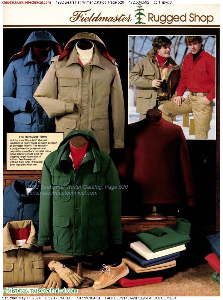 1982 Sears Fall Winter Catalog, Page 520