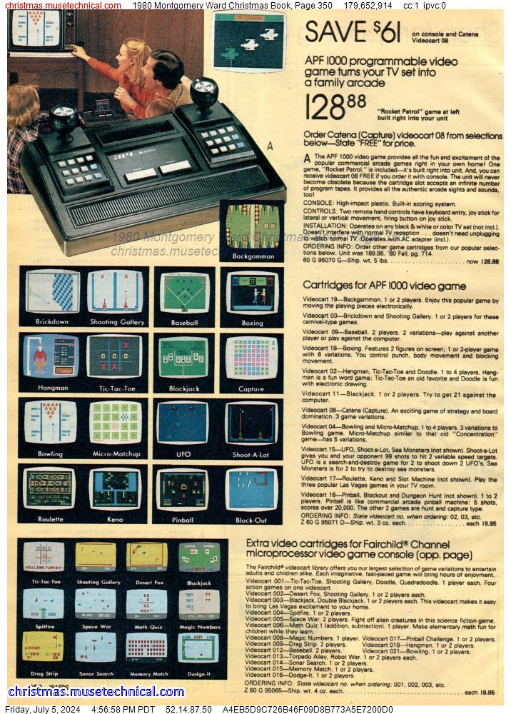 1980 Montgomery Ward Christmas Book, Page 350